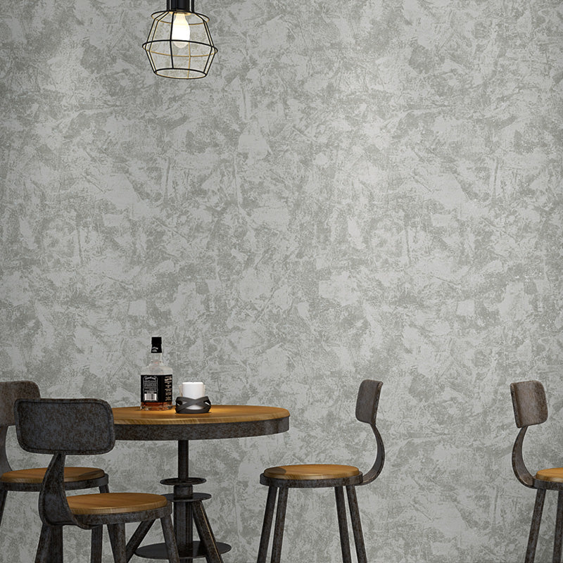 Cement Look Wall Covering 20.5"W x 31'L Wallpaper Roll for Home Decoration, Non-Pasted