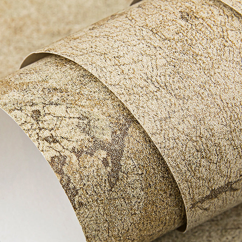 Reclaimed Effect Wall Decor in Soft Color Non-Woven Fabric Wallpaper Roll for Home, 33' by 20.5"