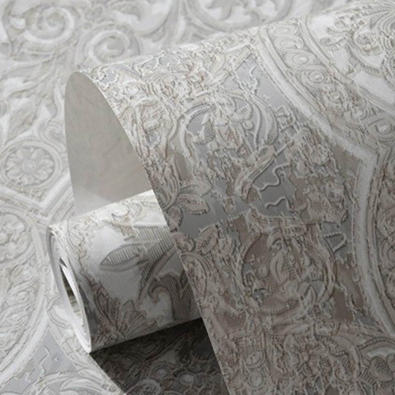 Wall Covering Damask Soft Color Bohemia Non-Woven Material Wallpaper Roll for Accent Wall