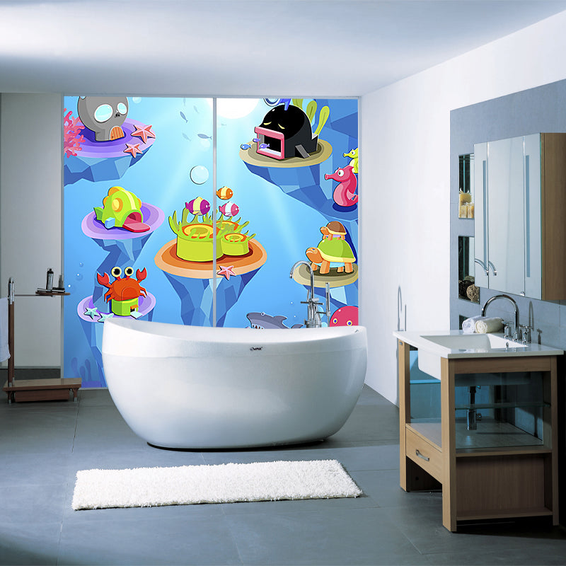 Stain Resistant Fantasy Murals Personalised Size Cartoon Wall Covering for Accent Wall