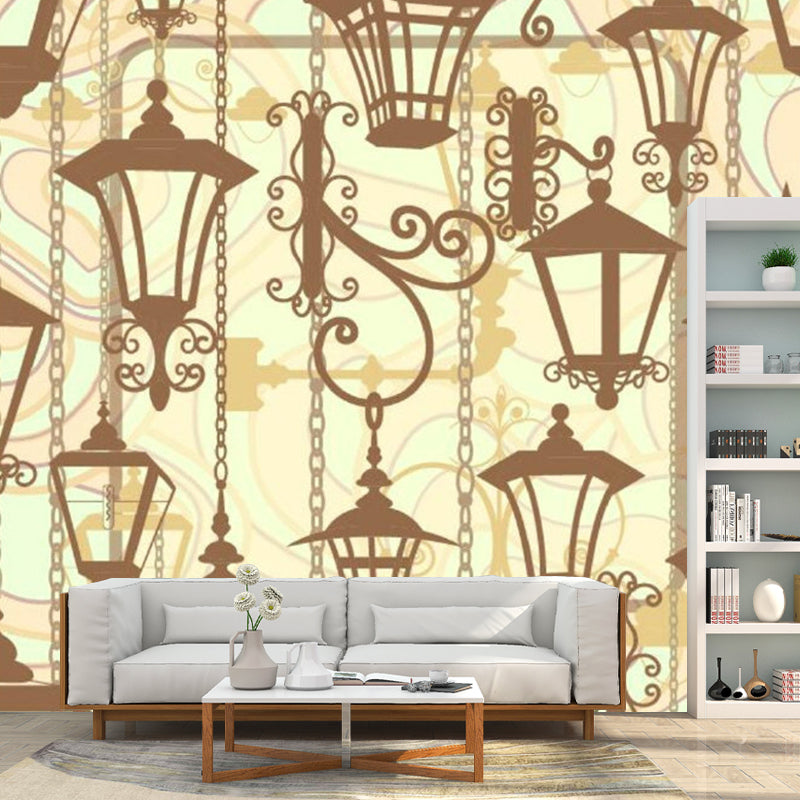 Full Size Lamps Wallpaper Murals Moisture Resistant Kids Style Living Room Wall Decor