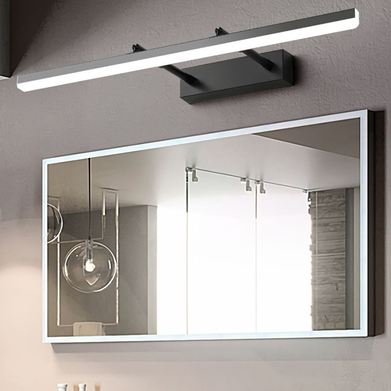 1-Light LED Vanity Light Modern Style Mirror Front Light with Acrylic Shade for Bathroom