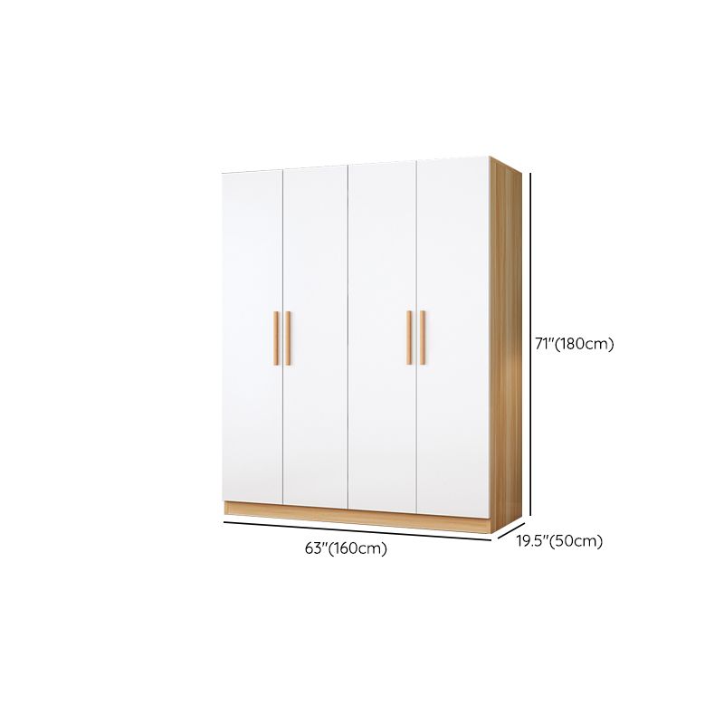 Contemporary Style Wardrobe Armoire Wood Wardrobe Closet With Doors