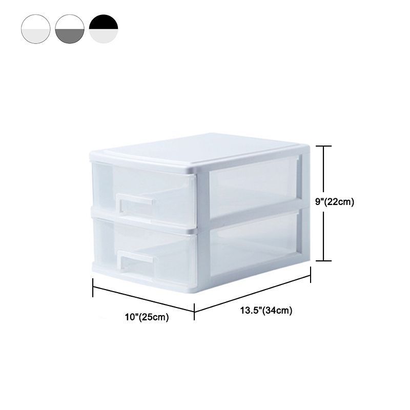 Drawers File Cabinet Vertical Home or Office Transparent Plastic File Cabinet