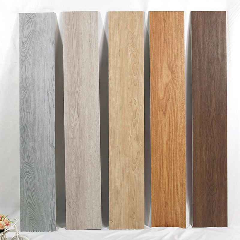 Rectangle Floor Tile Straight Edge Wood Effect Design Floor Tile