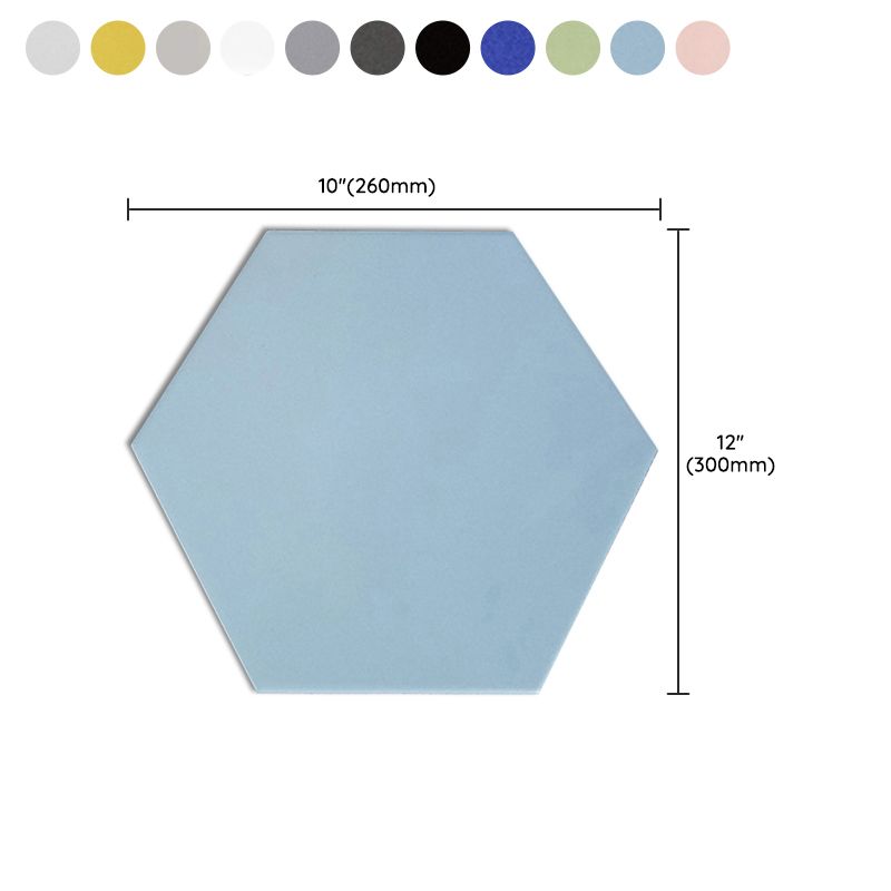 Modern Style Waterproof Wall Tile Straight Edge Hexagon Wall Tile