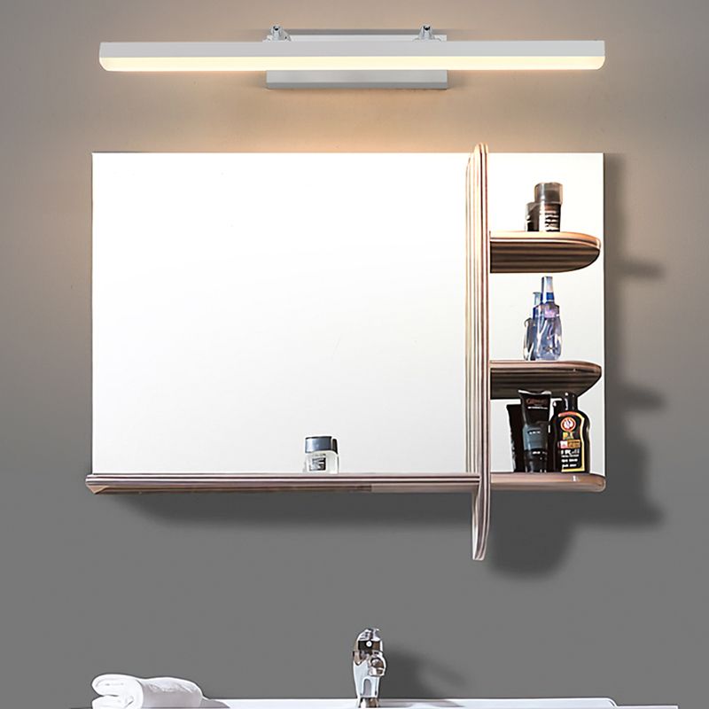 1-Light LED Vanity Light Modern Style Mirror Front Light with Acrylic Shade for Bathroom