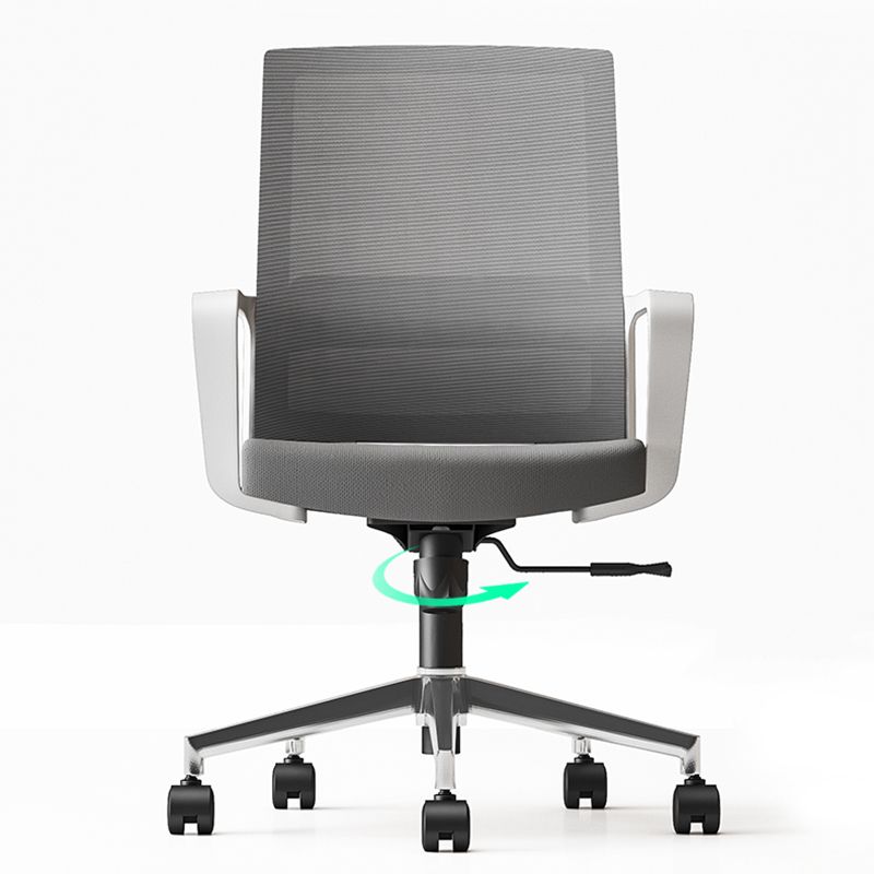 Modern Fixed Arms Conference Chair Mesh Seat and Back Chair for Office