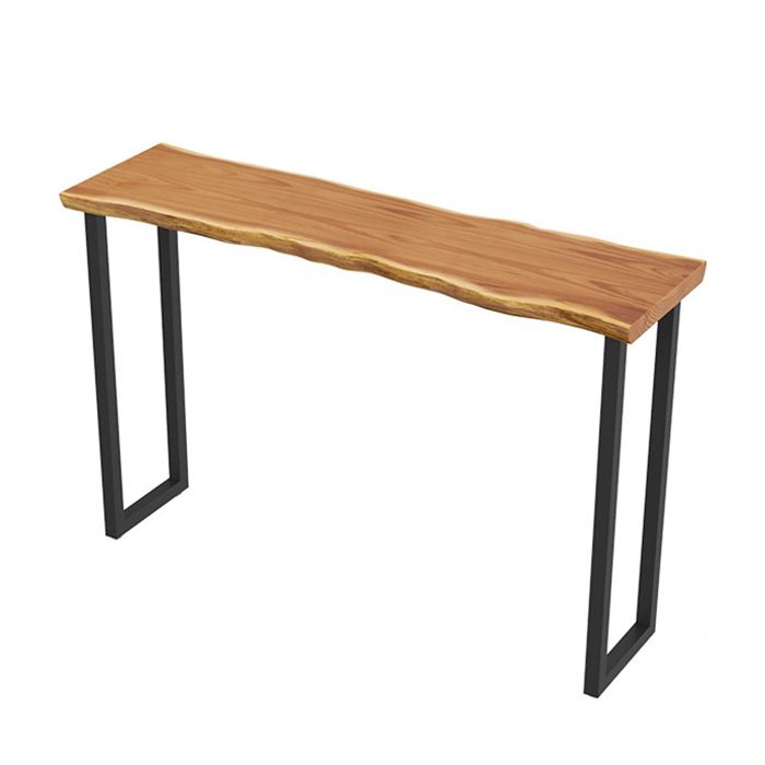 Pine Wood Bar Dining Table Modern Rectangle Bar Table for Dining Room Balcony