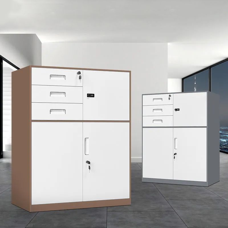 Metal Filing Cabinet Fire-Resistant File Cabinet with Drawers