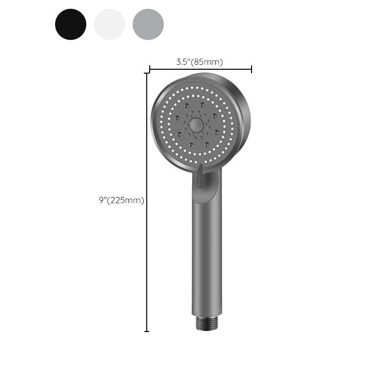 Contemporary Shower Head Combo Handheld Shower Head Plastic Wall-Mount Round Shower Combo