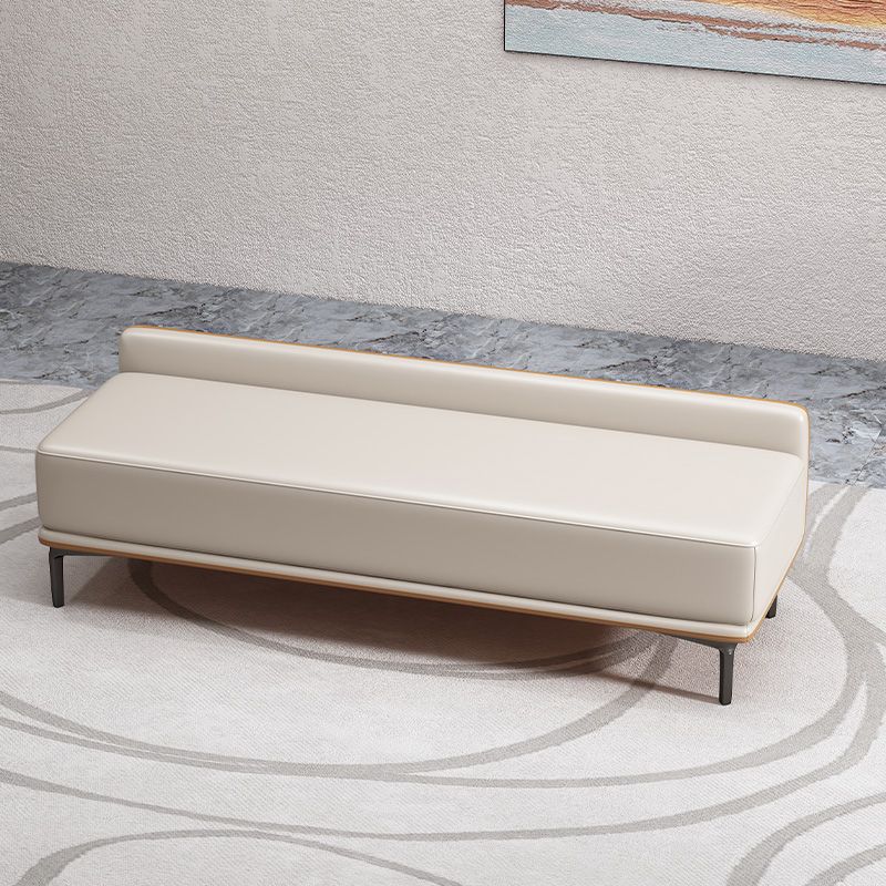 Modern Bedroom Bench Solid Color Seating Bench with Upholstered