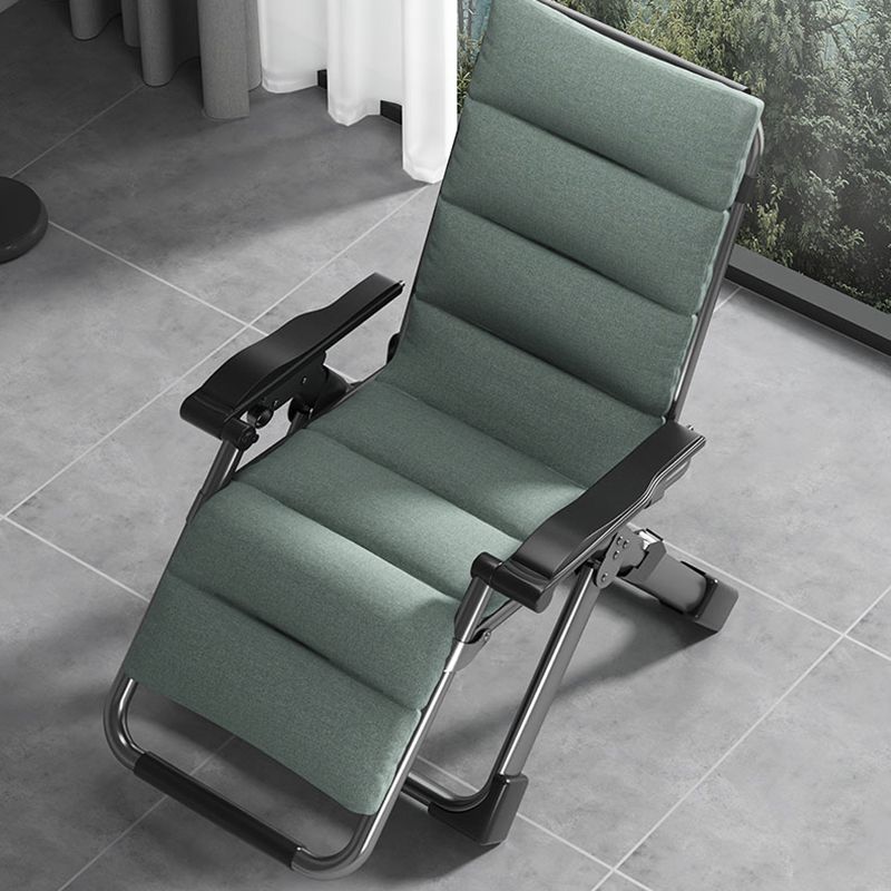 Contemporary Cotton Blend Standard Recliner Foldable Recliner Chair