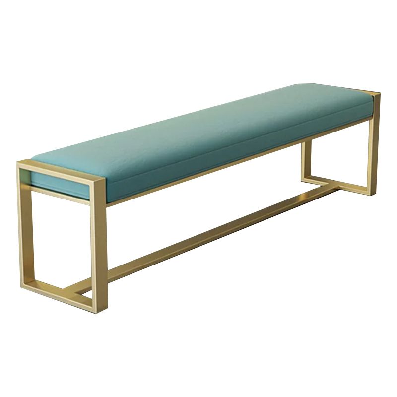 Glam Solid Color Entryway Bench Upholstered Entryway Bench with Cushioned