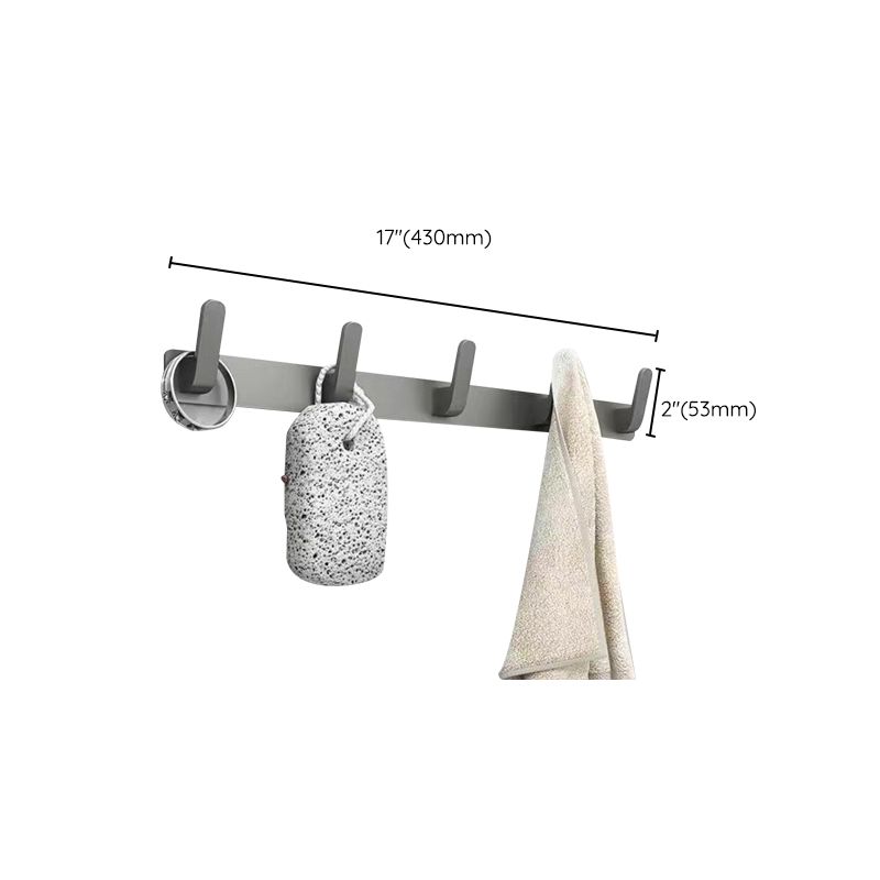 Matte Gray Bathroom Accessory Set Bath Shelf/Towel Bar & Paper Holder Included