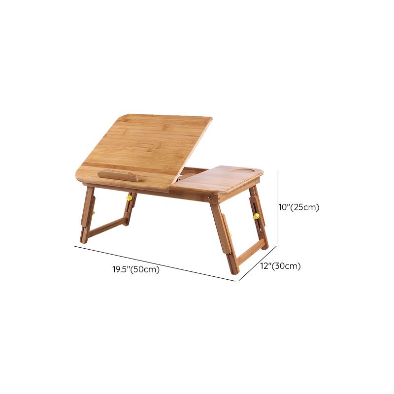 Wooden Writing Desk Contemporary Folding Office Desk in Natural