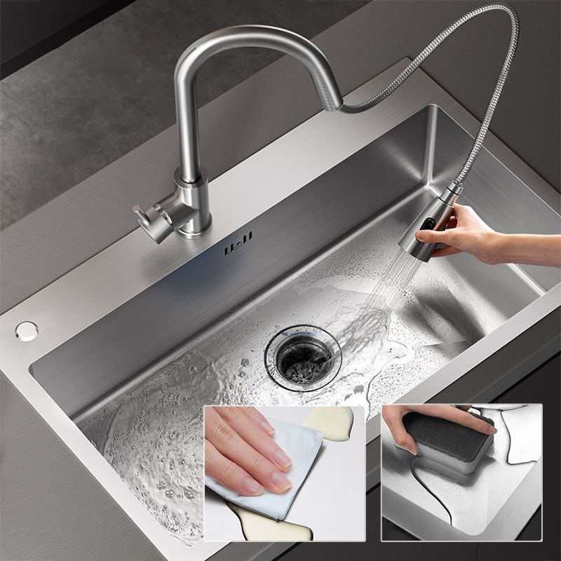 Classic Style Sink Stainless Steel Corrosion Resistant Sink for Kitchen