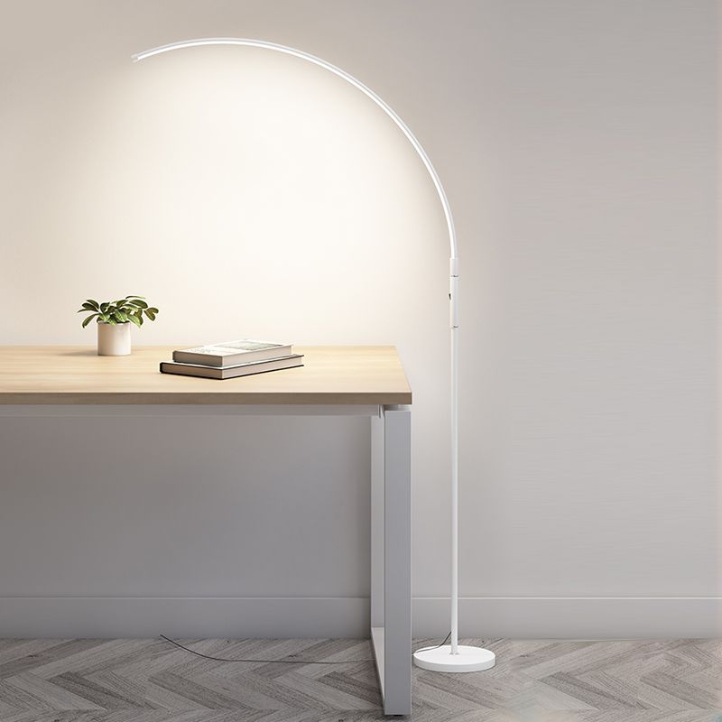 Accensione del pavimento a forma lineare in stile moderno 1 Light Light Light per soggiorno