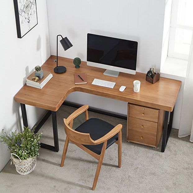 T-Shape Office Table Industrial Office Desk with H-Shape Base