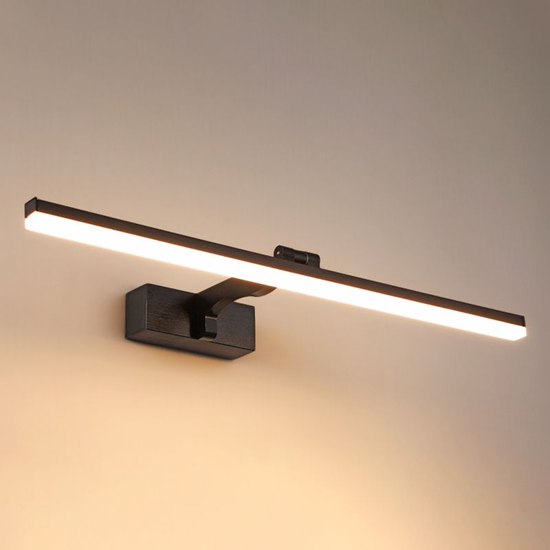 Modern Slim Linear Wall Sconce Simple Acrylic Bathroom LED Vanity Lighting Fixture