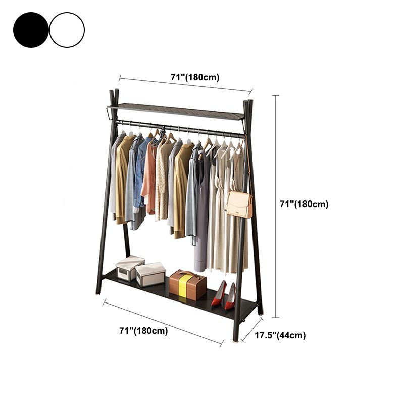 Industrial Hall Stand Metal No Distressing Shelving Included Free Standing Coat Rack