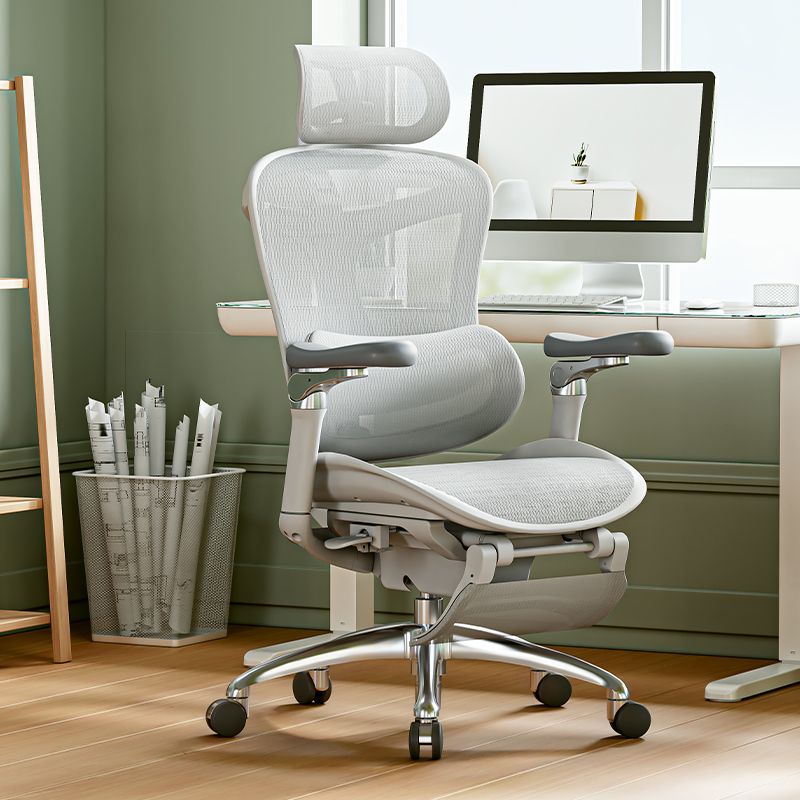 Modern Swivel Chair Removable Arms Adjustable Seat Height Office Chair with Wheels