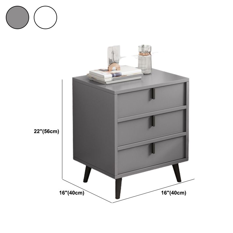 Modern Drawers Included Bedside Cabinet Manufactured Wood Night Table for Bedroom