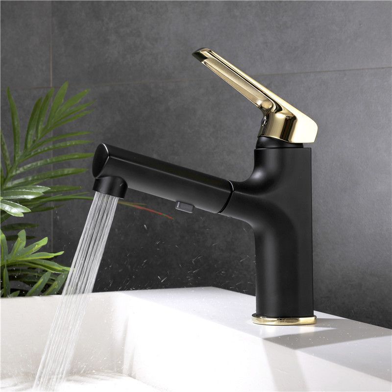 Contemporary Style Widespread Faucet Lever Handles Faucet for Bathroom