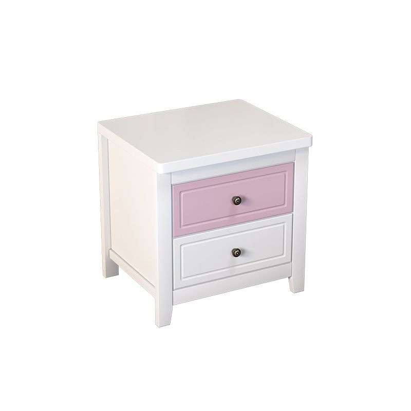 Contemporary Nightstand Drawer Storage Bedside Cabinet with Legs