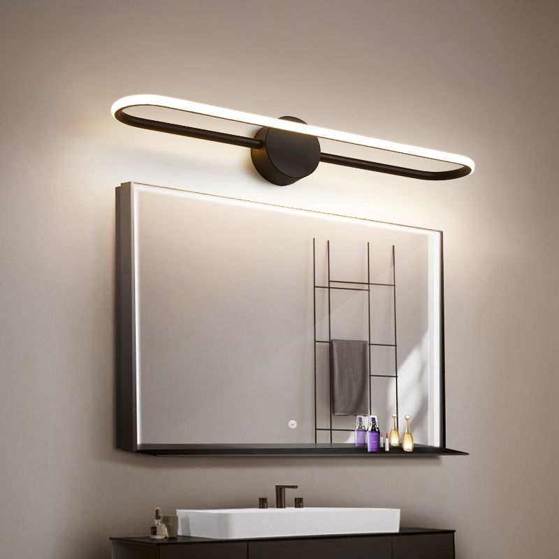 Minimalism Vanity Light Aluminium LED Wall Light Fixture for Bathroom