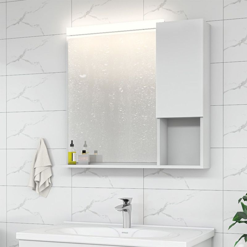 Modern Simple Aluminum Vanity Light Rectangle Acrylic Shade Vanity Lamp for Shower Room