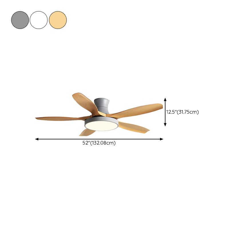 Contemporary LED Ceiling Fan Lighting Fixture for Sitting Room