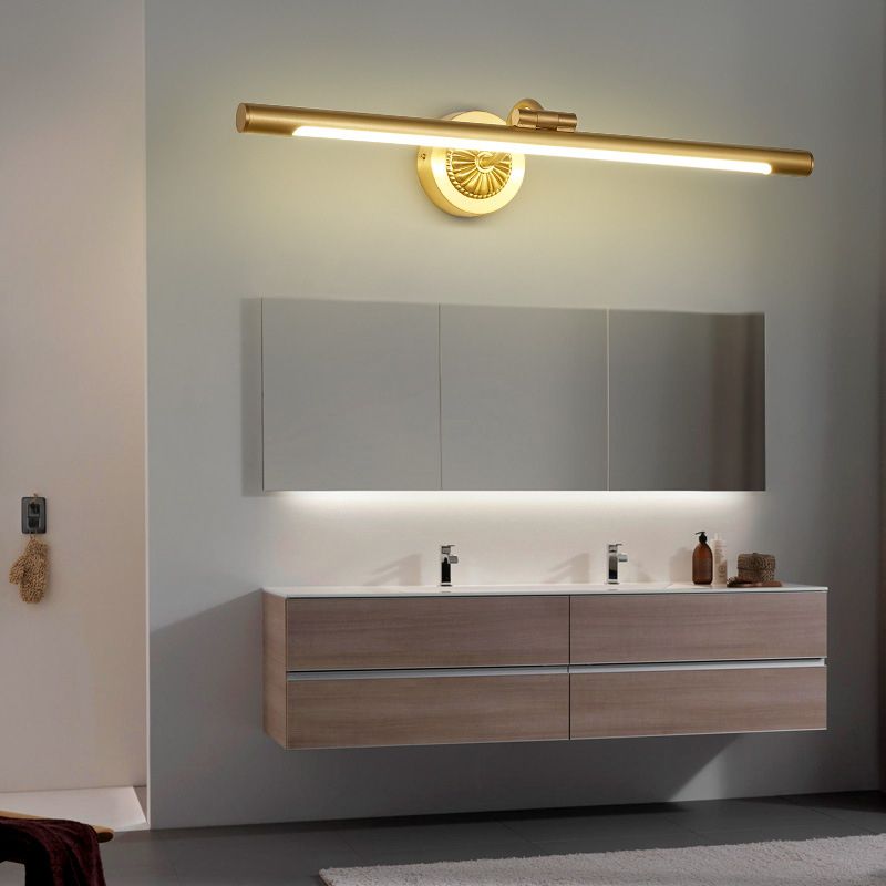 Bath Bar LED Vanity Lighting Contemporary Golden Light for Bathroom