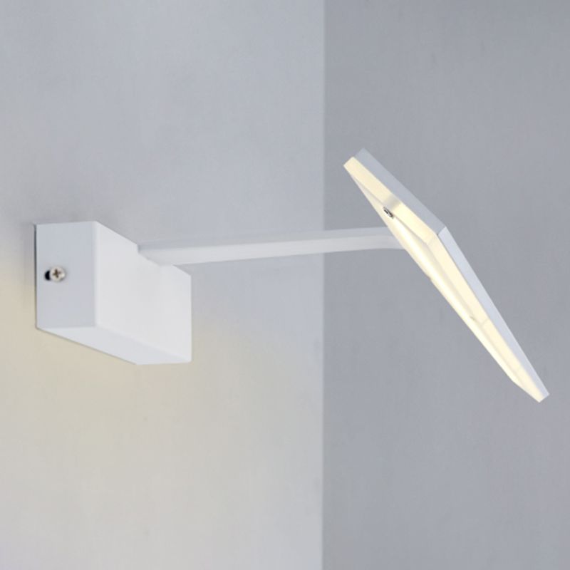 Lineal Metal Wall Donce Modern 1 Luz de la pared de espejo de luz 1 en blanco