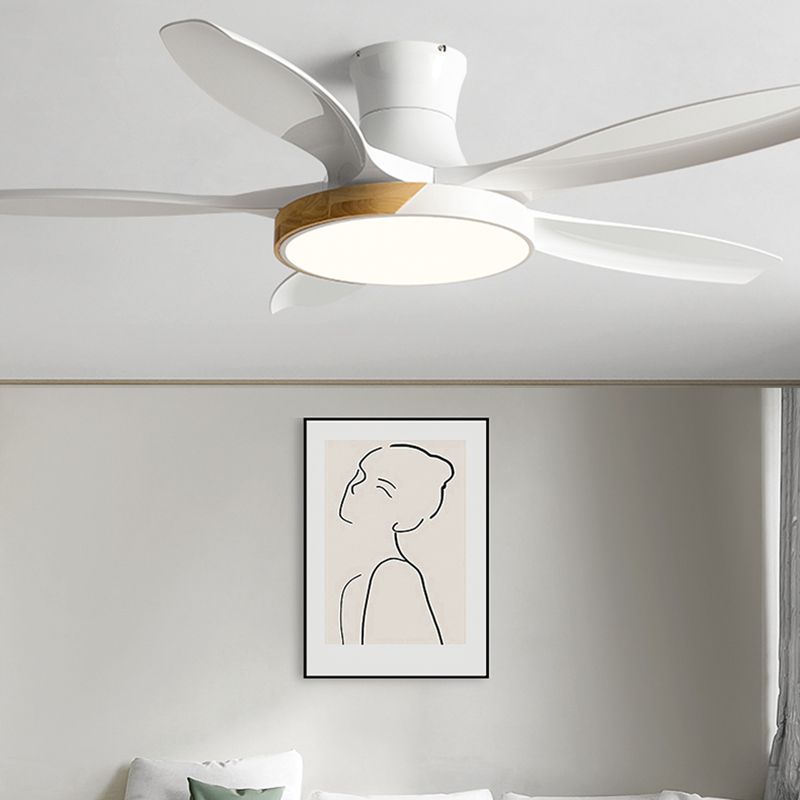 Contemporary 52" Ceiling Fan Lighting with 5-Blade for Dining Room