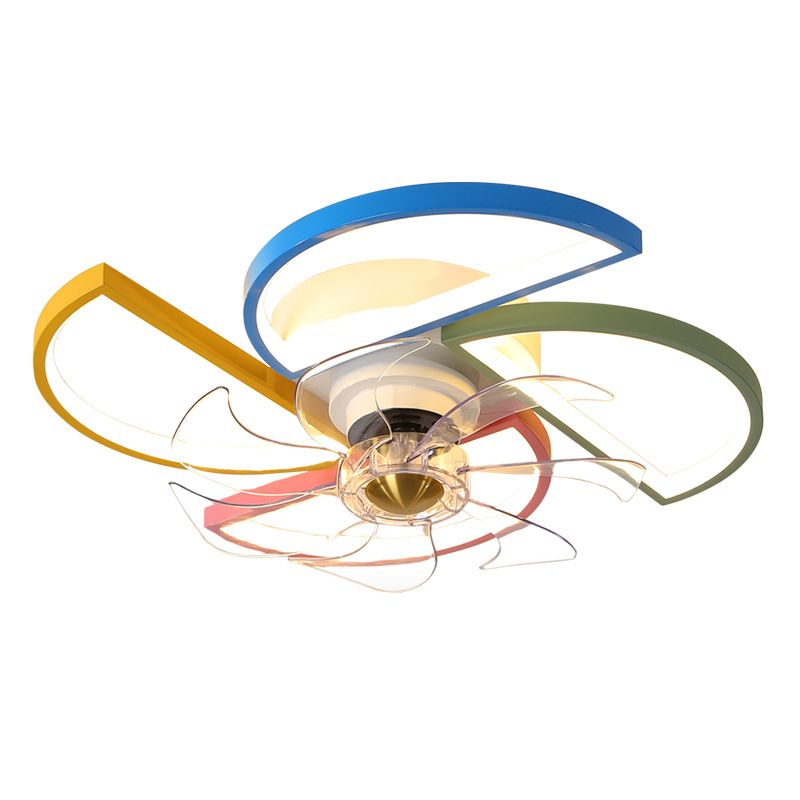 Kids Artistic LED Plafond ventilateur