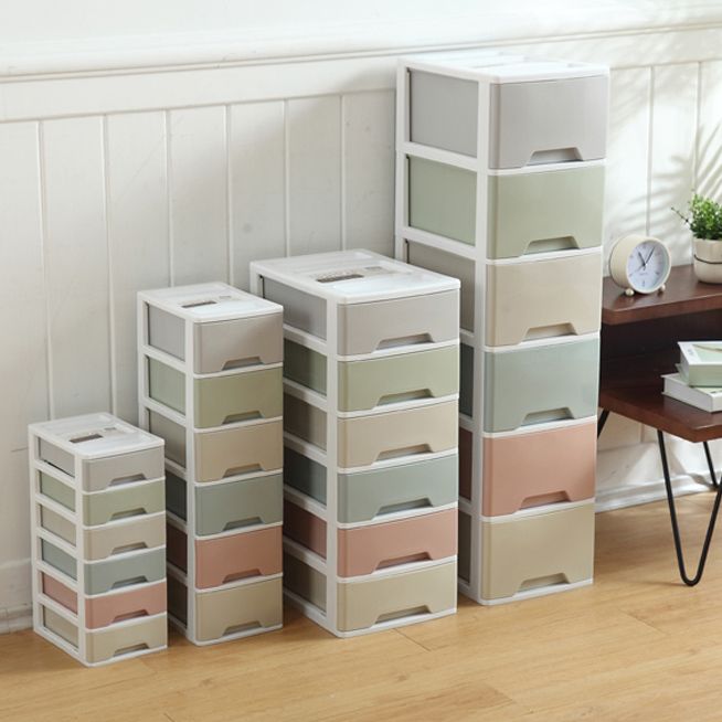 Modern Plastic Cabinet Drawers Storage Filing Cabinet for Office