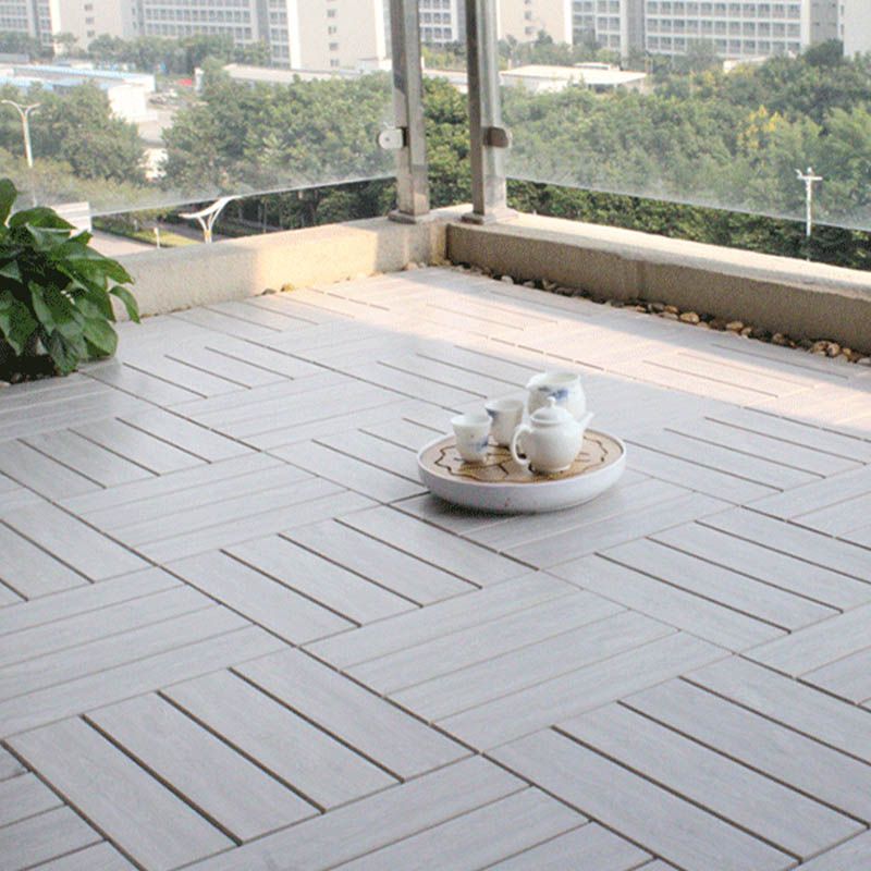 Composite Patio Flooring Tiles Waterproof Interlocking Patio Flooring Tiles