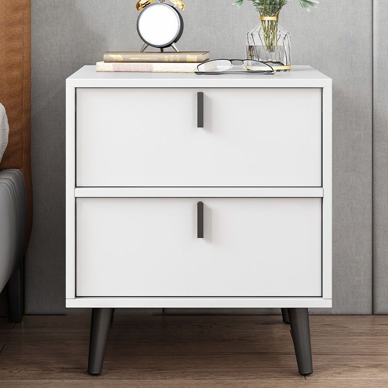 Modern Drawers Included Bedside Cabinet Manufactured Wood Nightstand for Bedroom