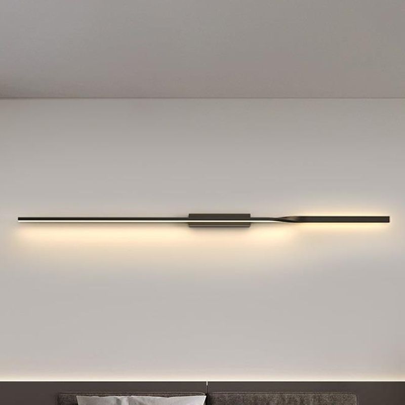 Modern Style Wall Mount Lamp LED with Silica Gel Shade for Living Room