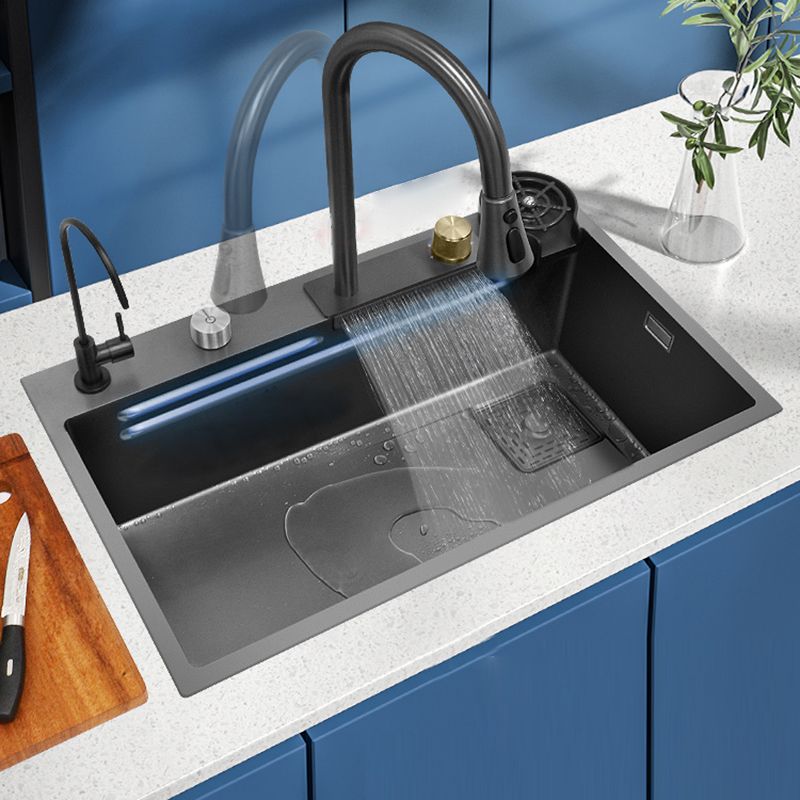 Classic Kitchen Sink Stainless Steel Drop-In Friction Resistant Kitchen Sink