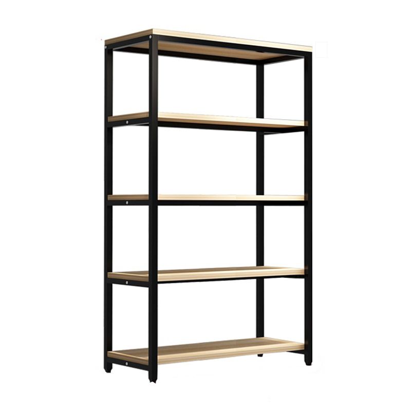 Metal Etagere bibliothèque industrielle Open Back Book Shelf avec étagères pour le bureau et la maison