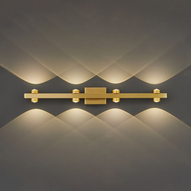 Ultra-Contemporary Vanity Lights Metal LED Wall Light Fixtures for Bathroom