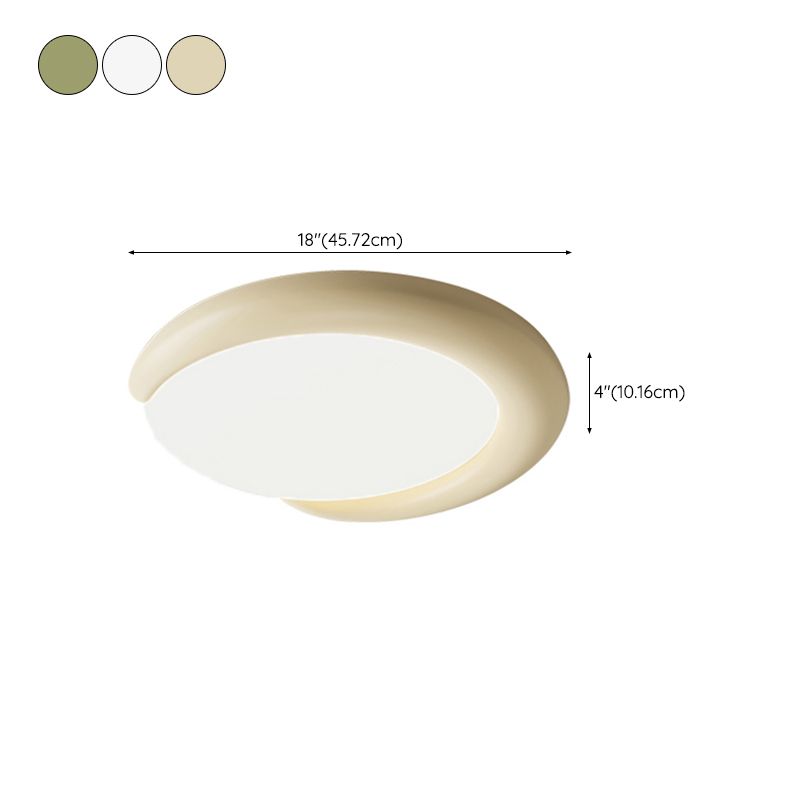 Modernism Flush Mount Ceiling Light Fixture with Resin for Bedroom