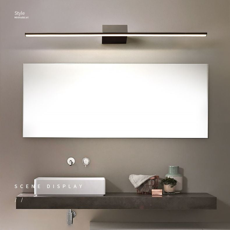 Modern Minimalist Linear Wall Mounted Vanity Lights Aluminum Vanity Wall Light Fixtures for Bathroom