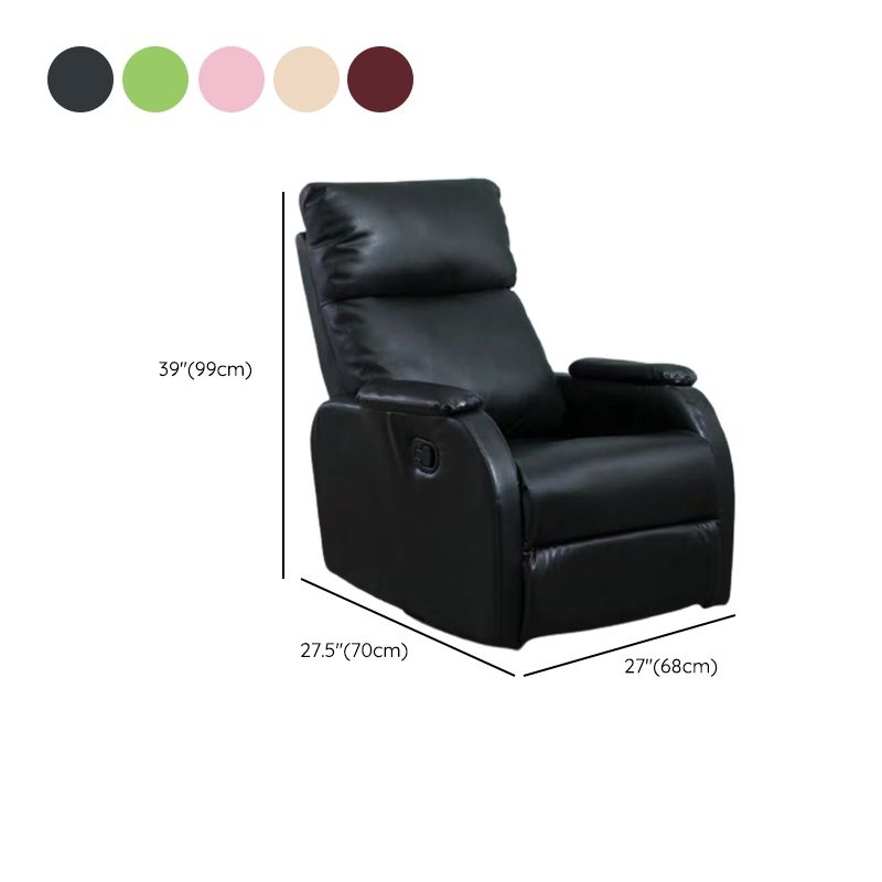 Adjustable Standard Recliner with Lumbar Support Manual-Push Botton Metal