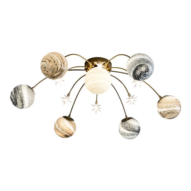 13 Light Flush Mount Ceiling Light Modern Fixture Flush Mount Lamp