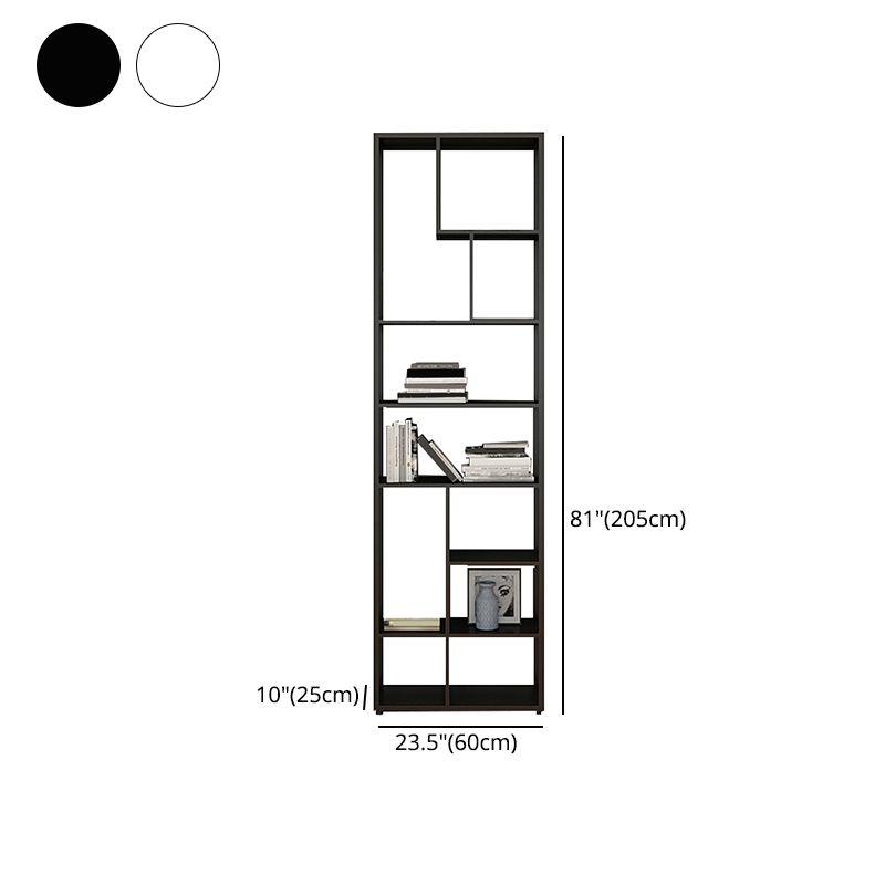 Metal Open Etagere Bookshelf Vertical Urban Bookcase for Living Room