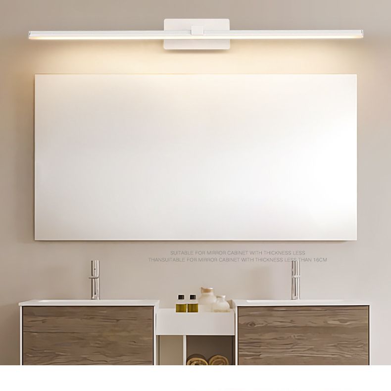 Accesorio de iluminación de pared de baño lineal led metal simplicidad estilo pared apliques luz