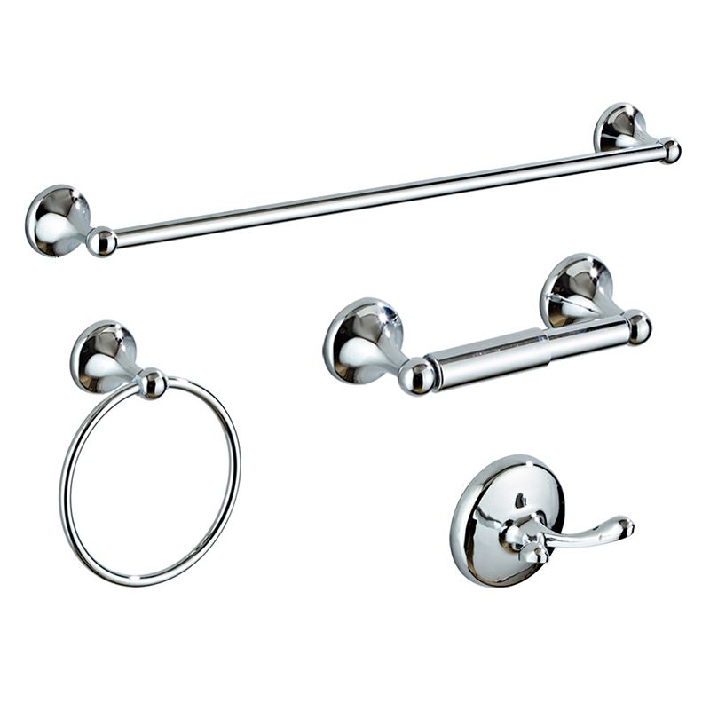 Metal Bathroom Set Traditional Style Chrome Bathroom Hardware Set